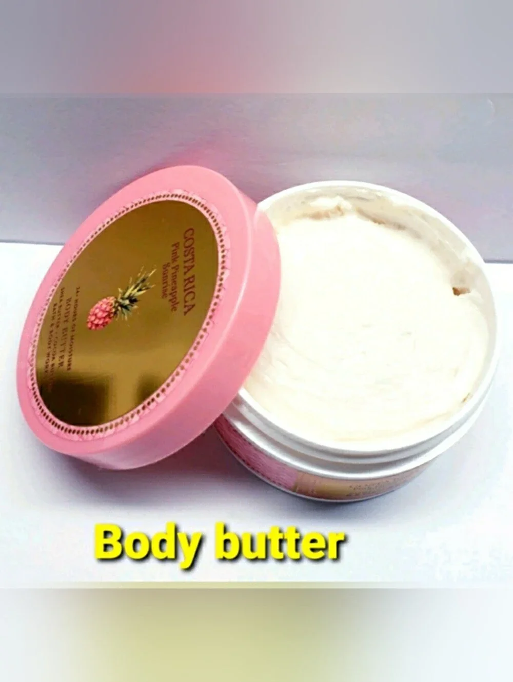 Bath & Body Works Costa Rica PINK PINEAPPLE SUNRISE Body Butter, 6.5 Oz (2 pcs)